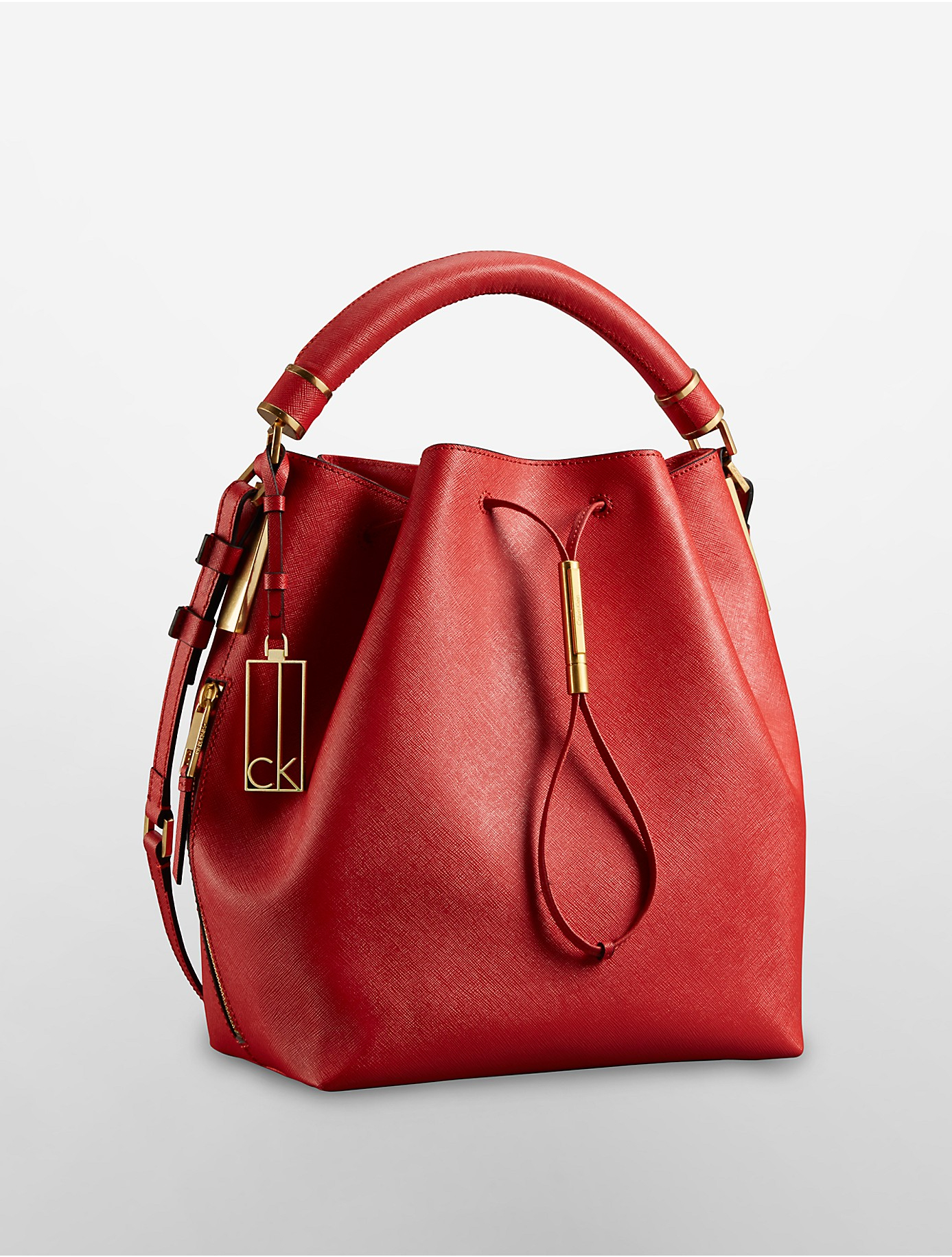 calvin klein red handbag