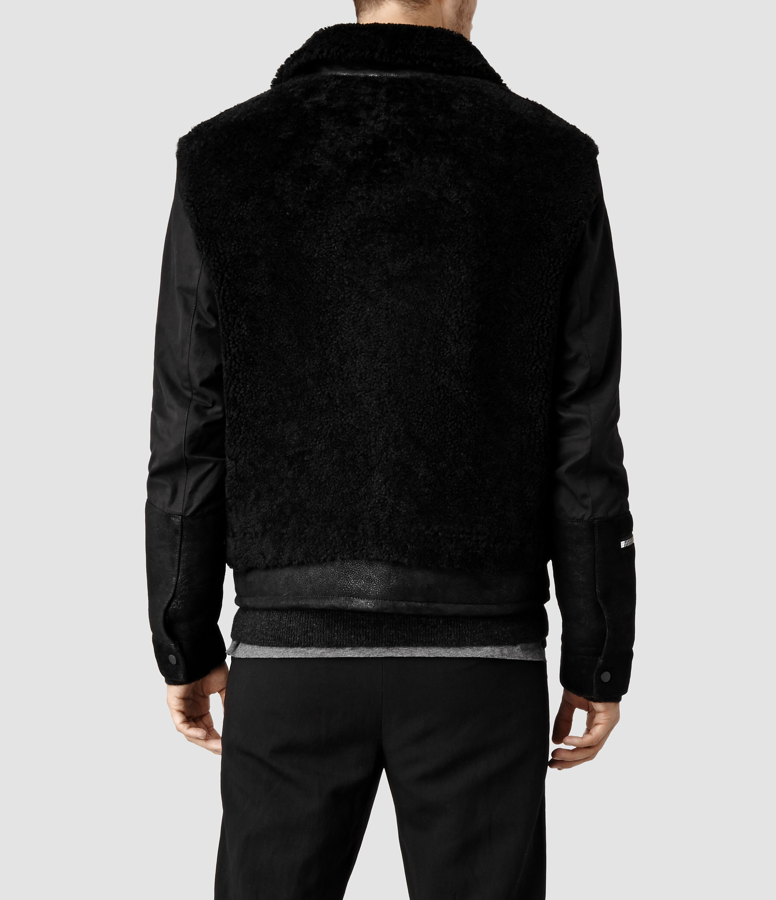 talbots shearling coat