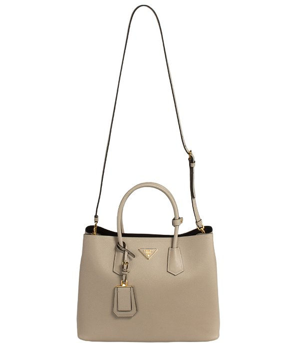 Prada Bn2756 Bag - F0Ty5 Pomice (Light Grey) Saffiano Cuir Leather ...  