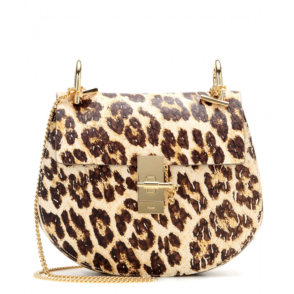 cloie bags - Chlo Drew Mini Shoulder Bag in Animal (leopard) | Lyst