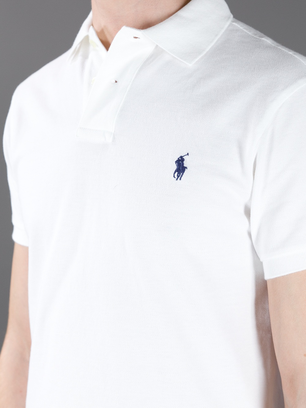Lyst - Polo Ralph Lauren Polo Shirt in White for Men