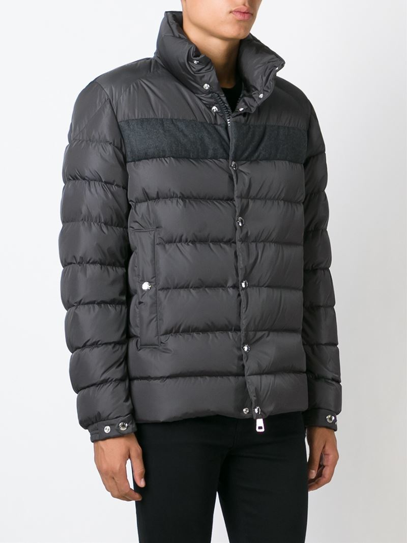 Moncler Breval Quilted Jacket in Grey 