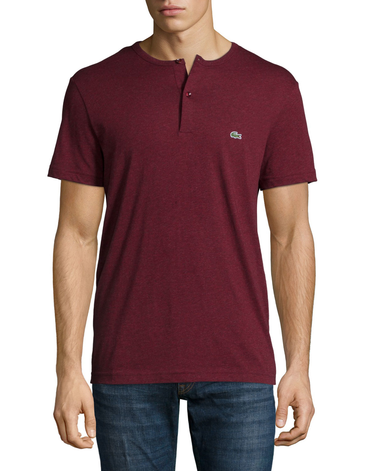 Mens Shirts Lacoste Henley Shirt Lacoste Henley Short Sleeve 2025