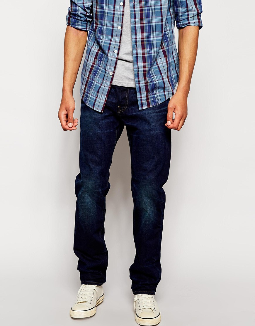 3301 straight jeans dark aged