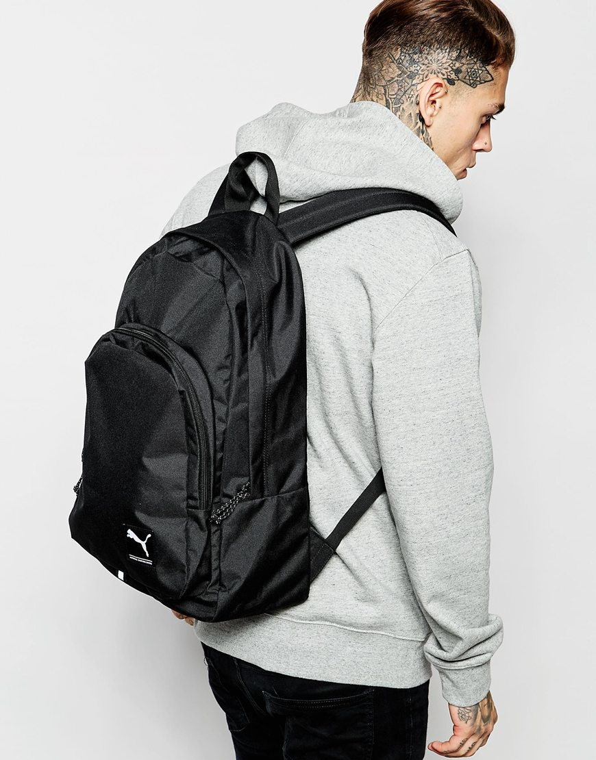 PUMA Academy Backpack in Black for Men | Lyst