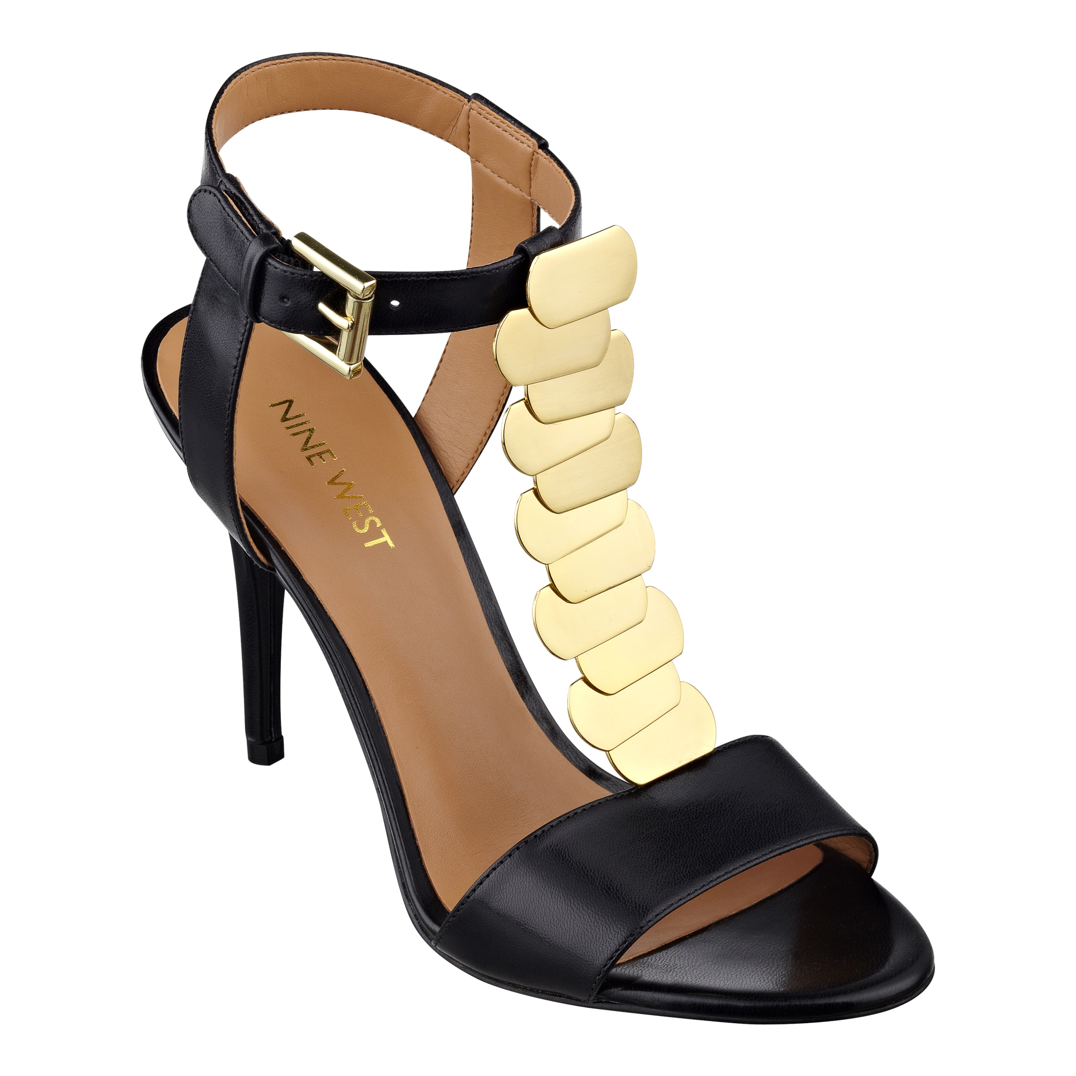 Nine West Delgado Ankle Strap Sandals in Black (BLACK LEATHER) Lyst