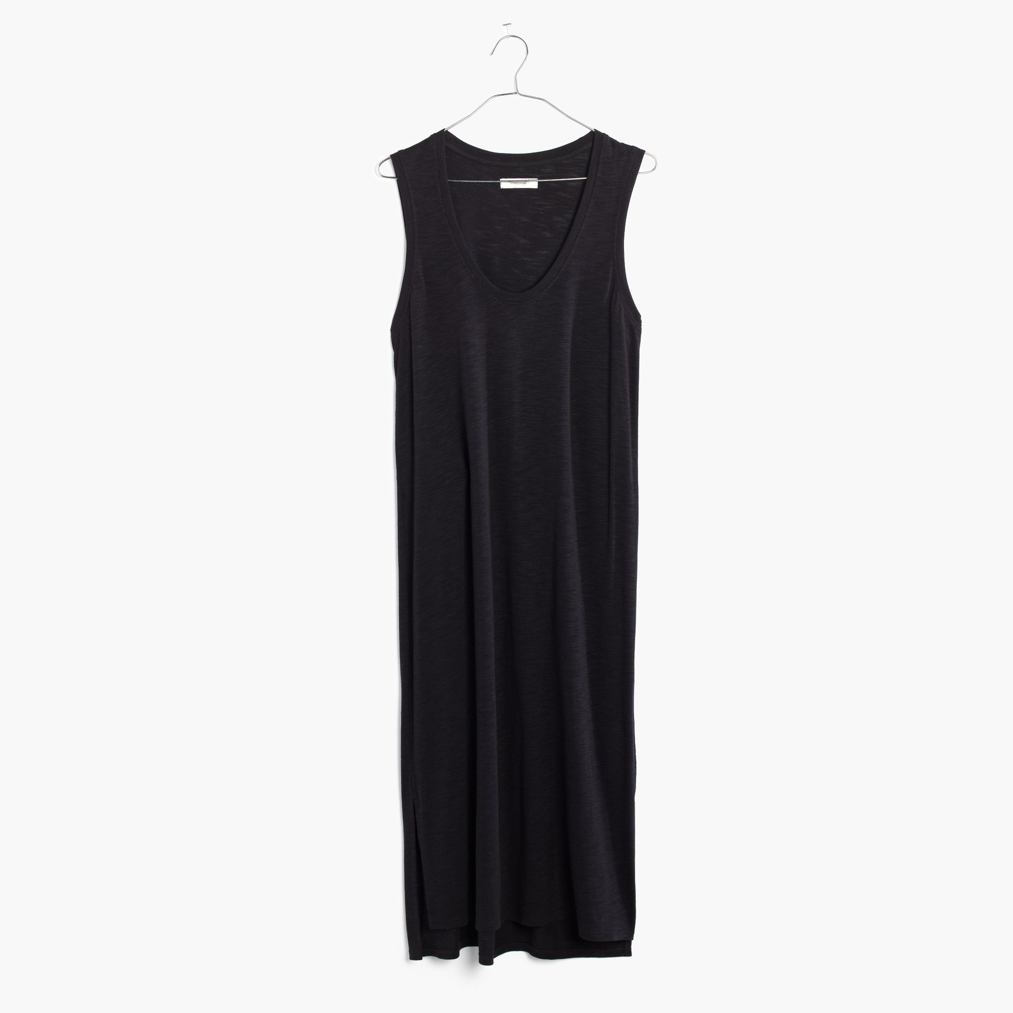 black jersey tank dress