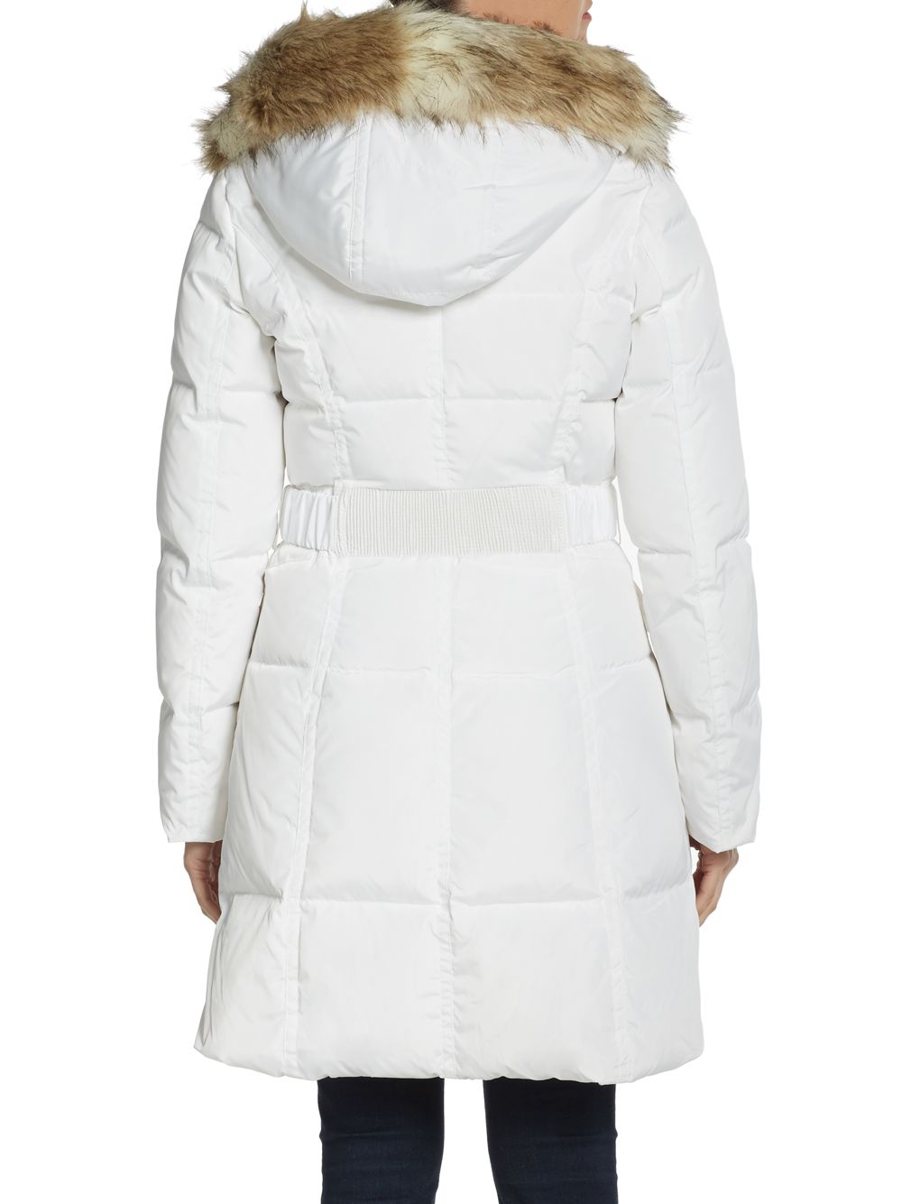 laundry by shelli segal faux fur hooded jacket