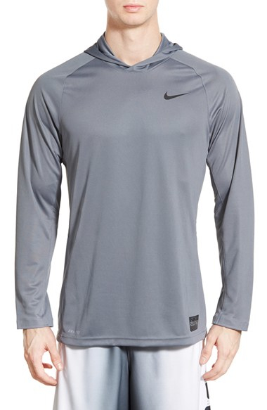 Nike 'elite Shooter - Dri-fit' Long Sleeve Hooded Basketball Shirt in ...