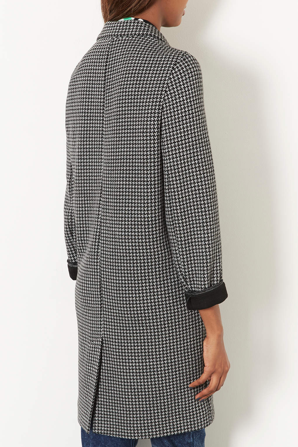 houndstooth jacket topshop