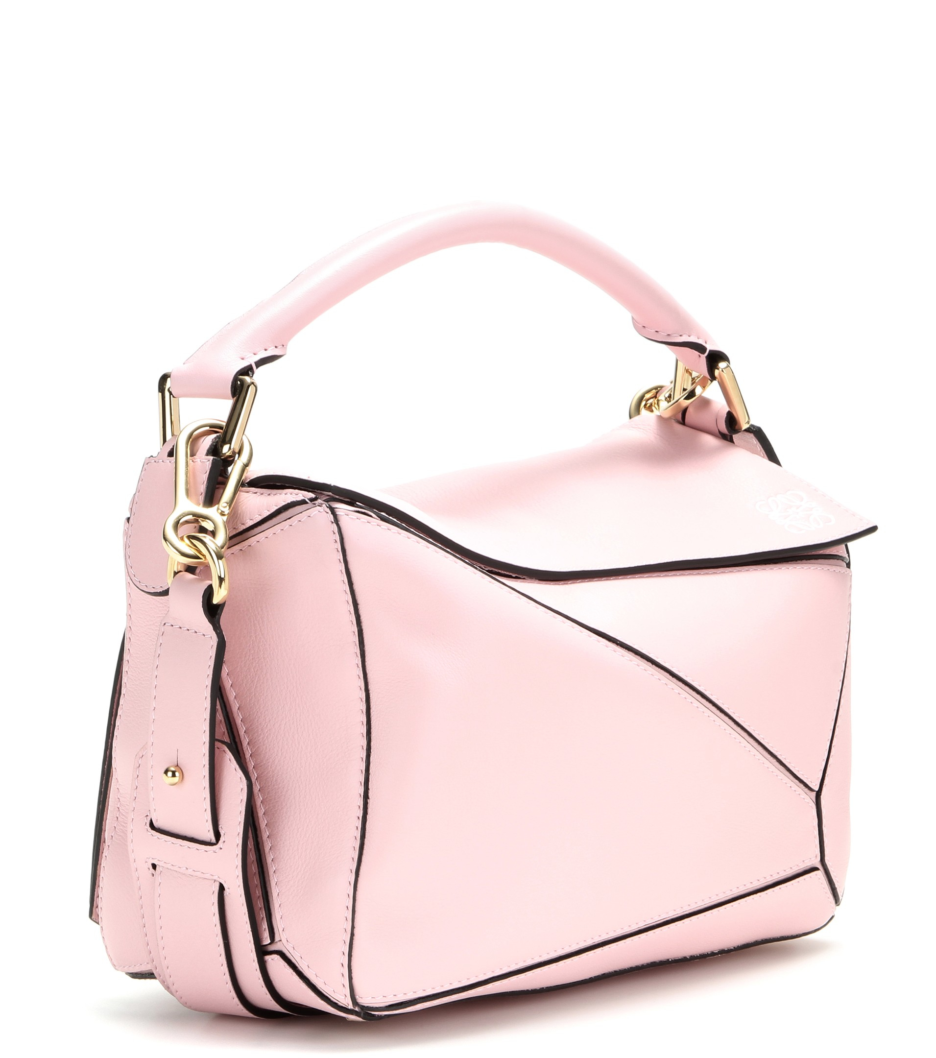Loewe Puzzle Small Leather Shoulder Bag in Pink Lyst