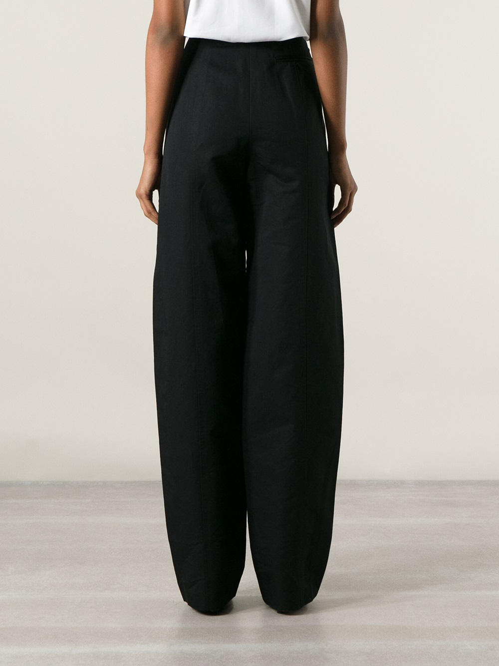 Christophe Lemaire Wide Leg Trousers in 