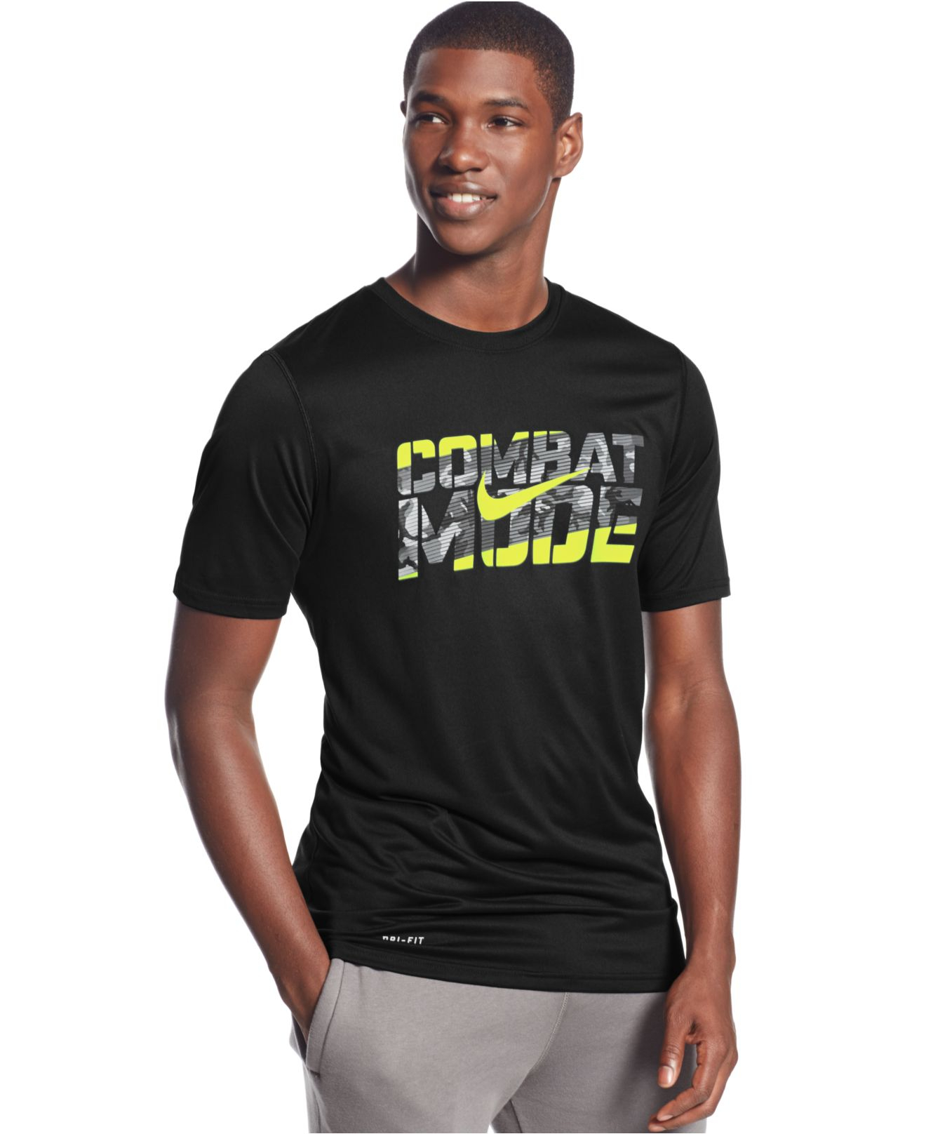 skyld ubetalt Stædig Nike Combat Mode Dri-fit T-shirt in Black for Men | Lyst