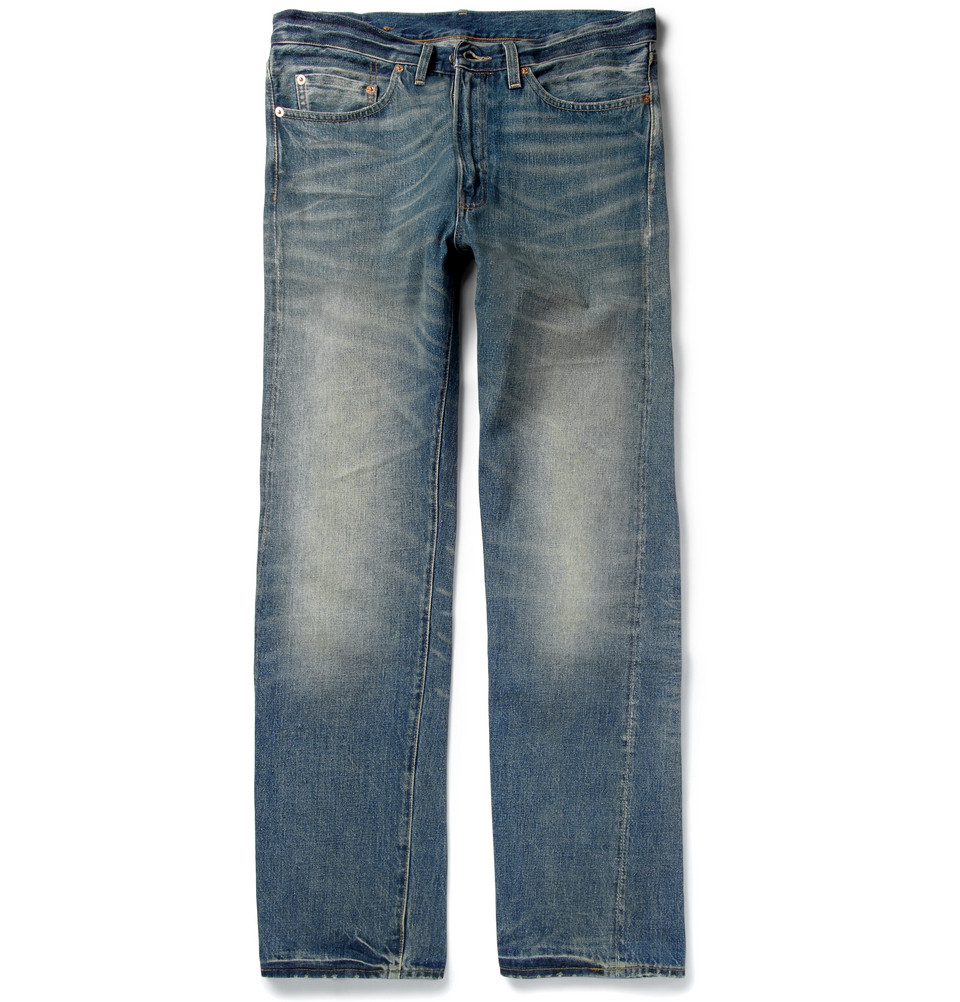 Levi's 501 Cone Mills Washeddenim Jeans in Blue for Men | Lyst