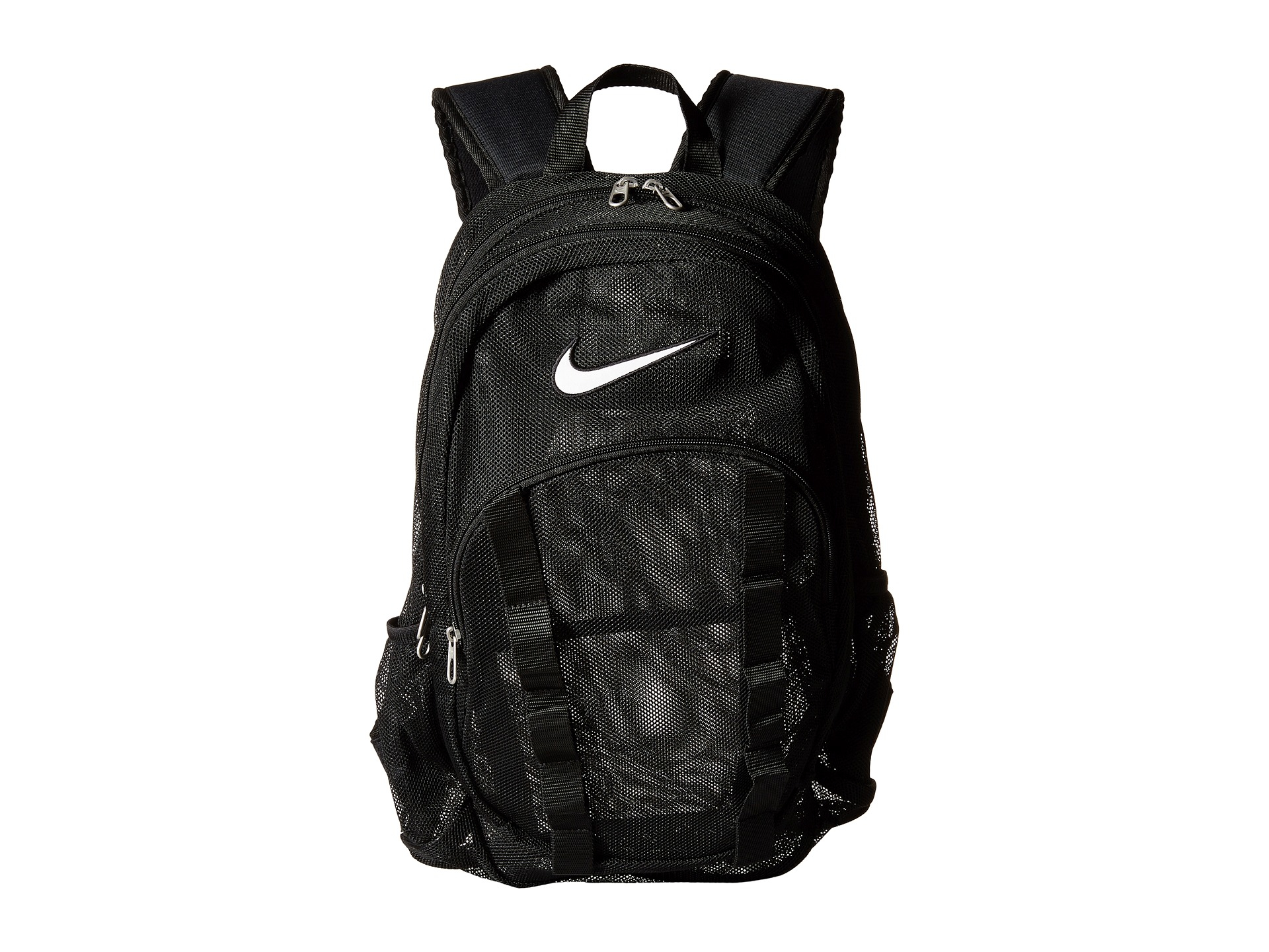 nike black mesh backpack