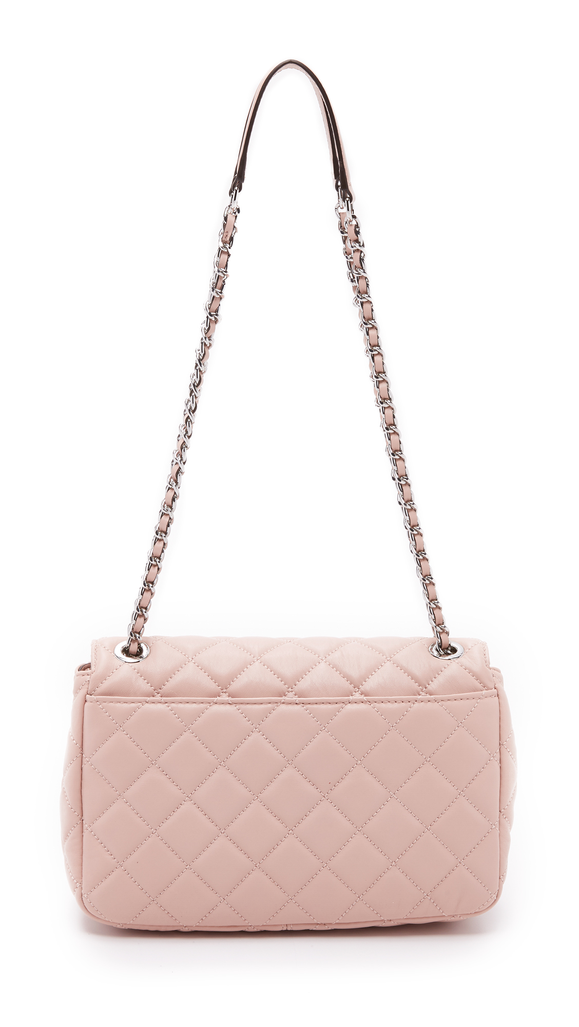 MICHAEL Michael Kors Sloan Large Chain Shoulder Bag - Ballet in Pink | Lyst