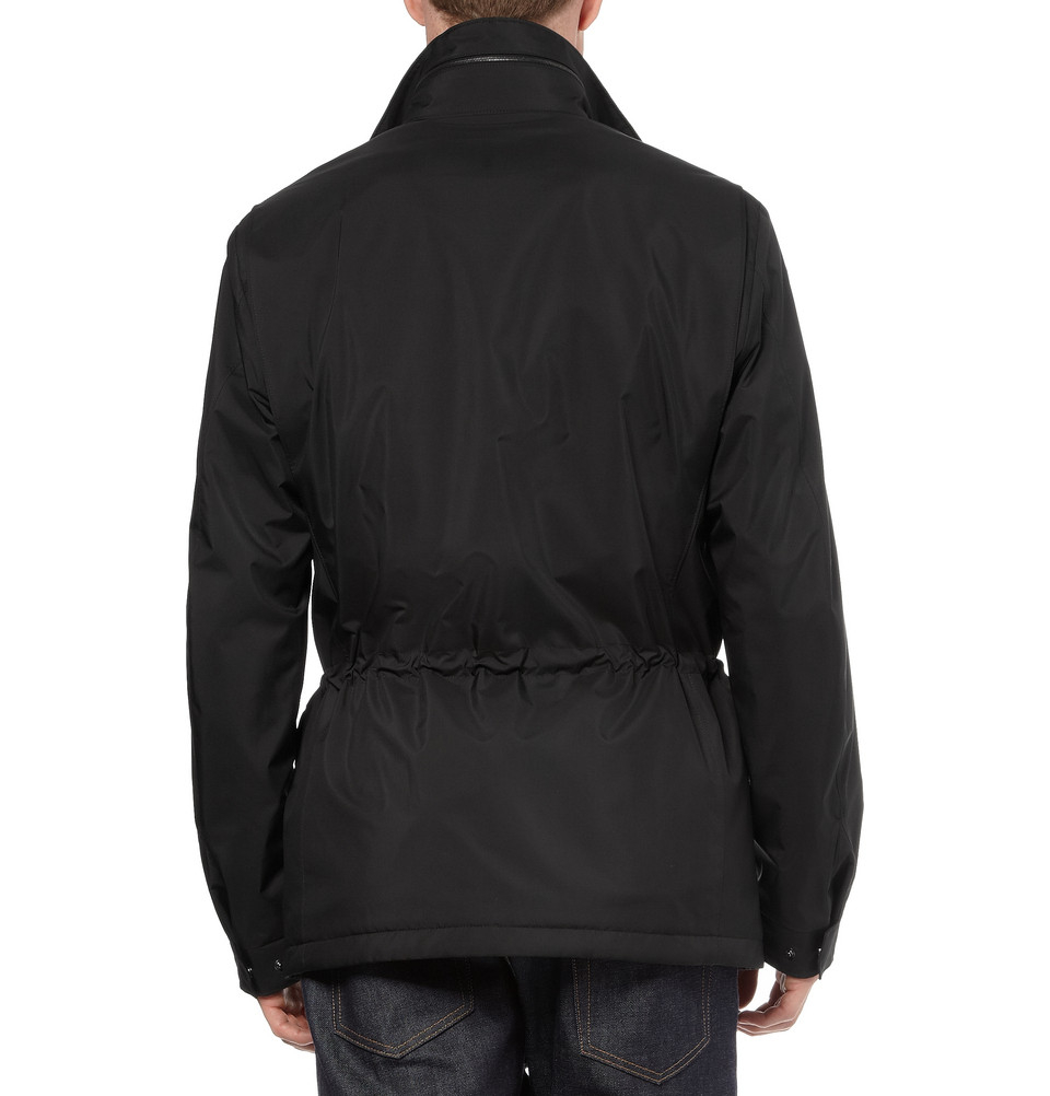 Loro Piana Storm System Jacket Loro piana Traveller Storm System Lightweight Cashmere-Lined Jacket in