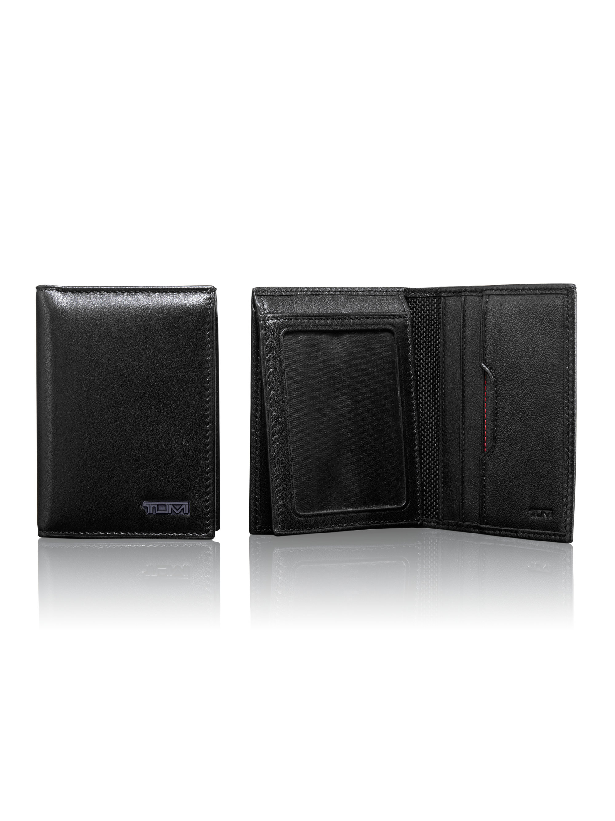 Tumi Leather Delta Lfold Wallet in Black for Men Lyst