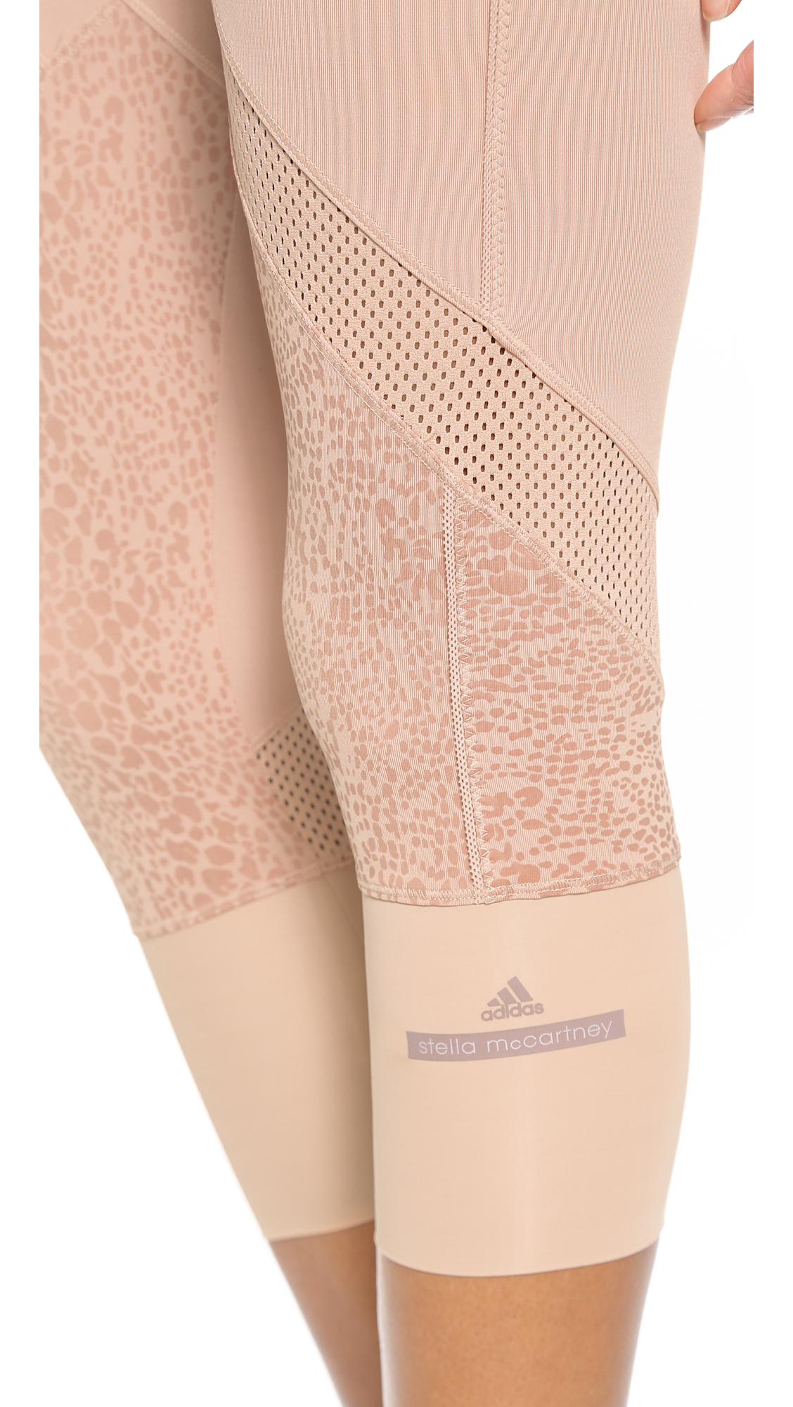 adidas By Stella McCartney Starter 3/4 Tight Leggings - Rose Tan in Pink |  Lyst UK