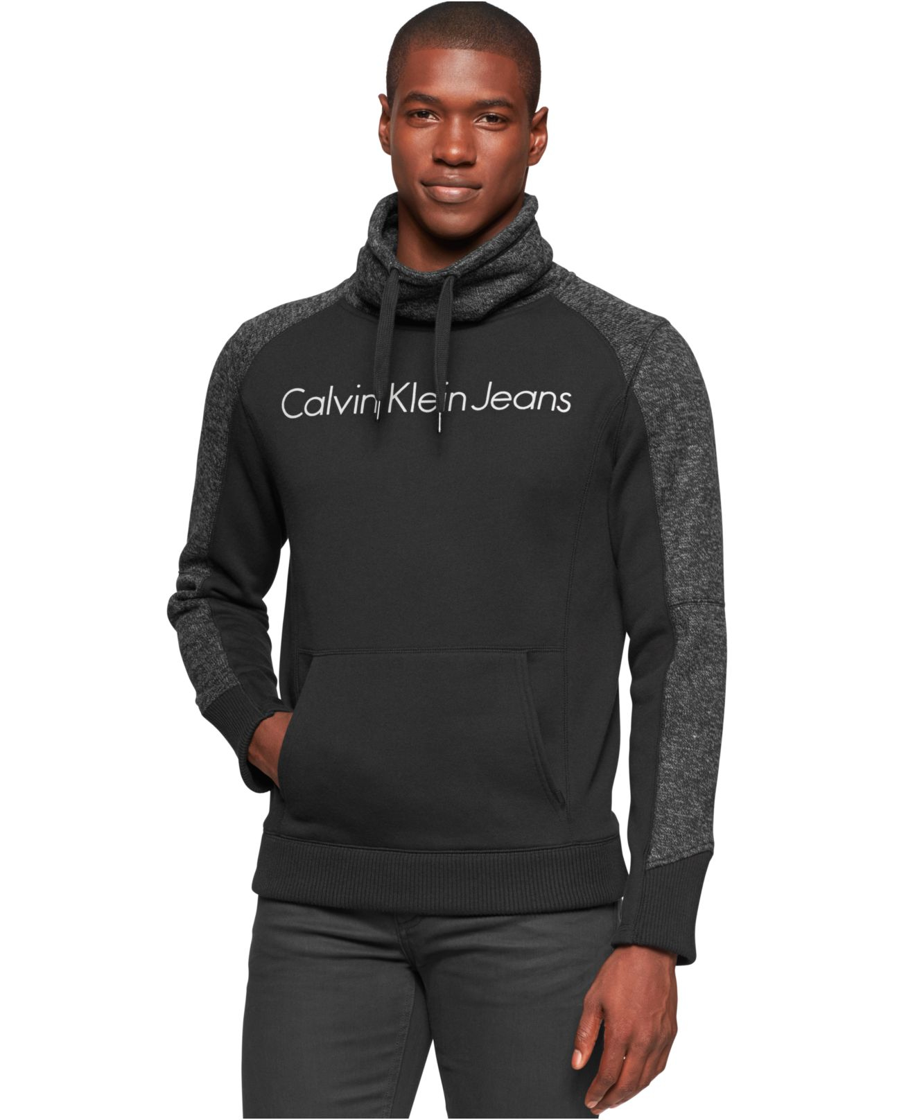 Calvin Klein Funnel Neck Sweatshirt Factory Sale, SAVE 47% -  