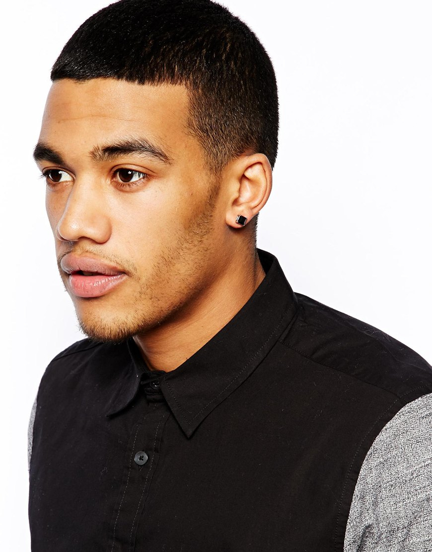 swarovski mens studs