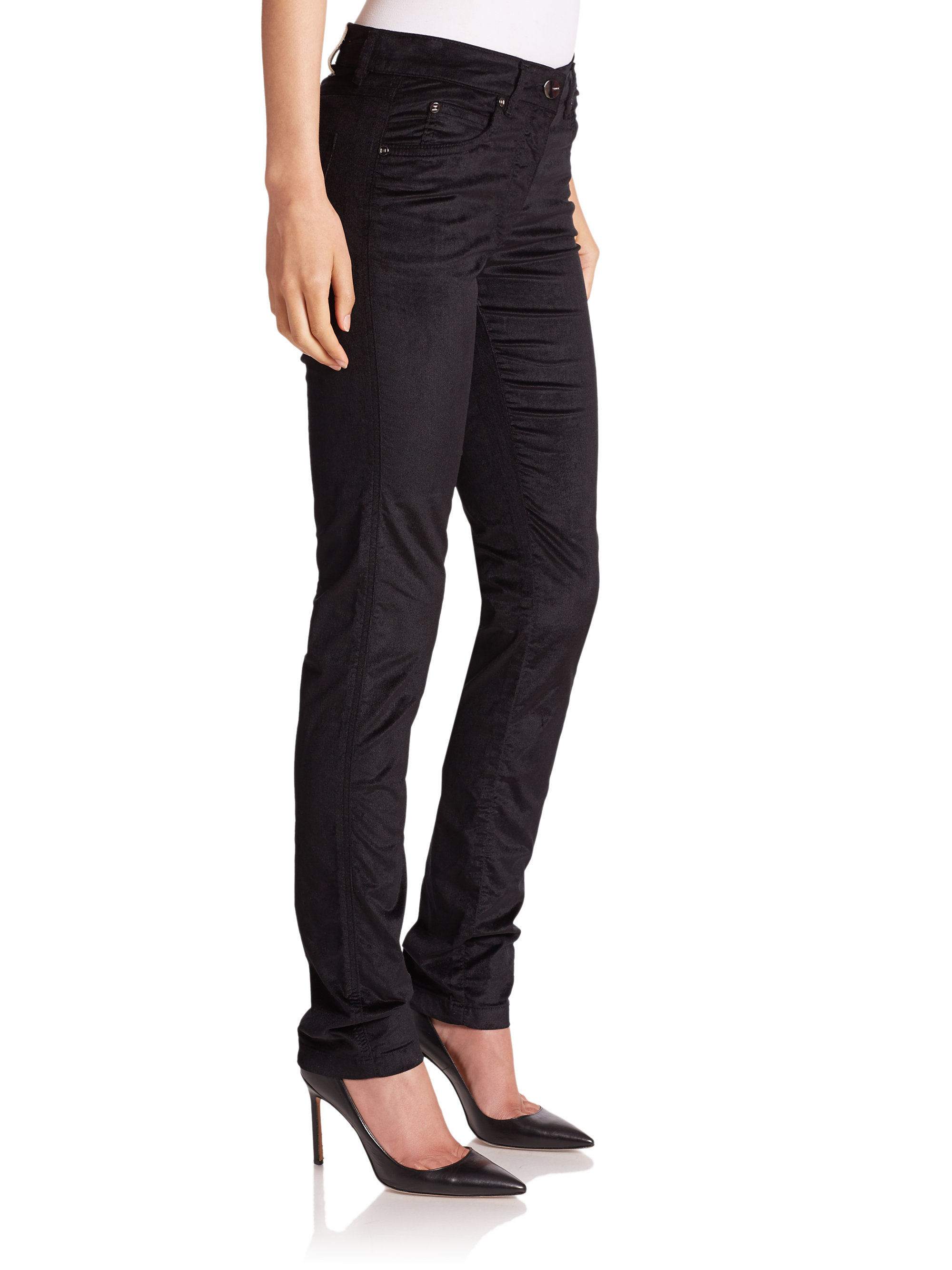 escada black jeans