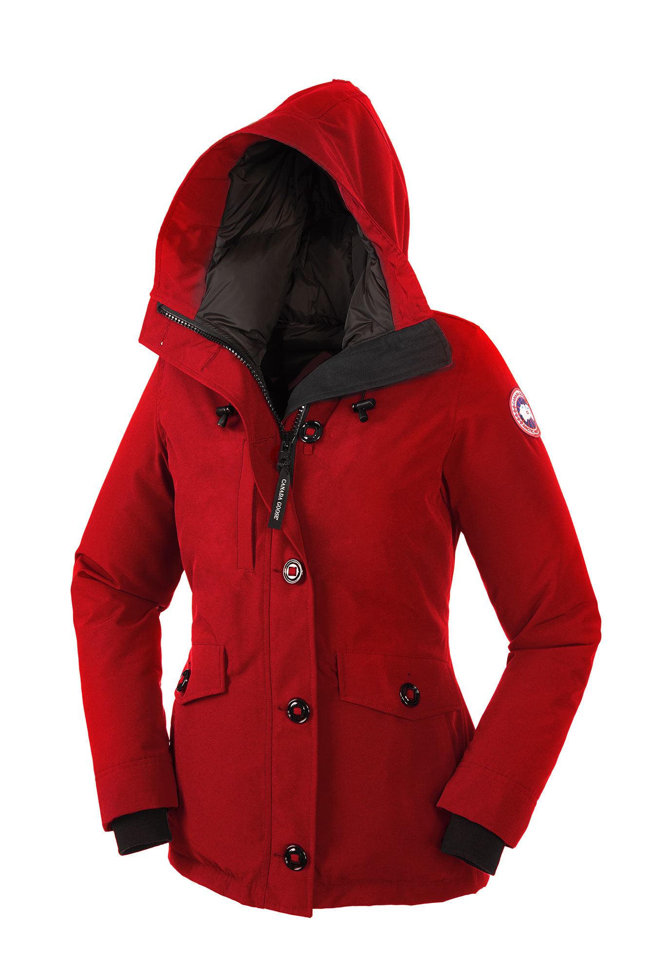 Canada goose Rideau Shell Down Parka Jacket in Red Lyst