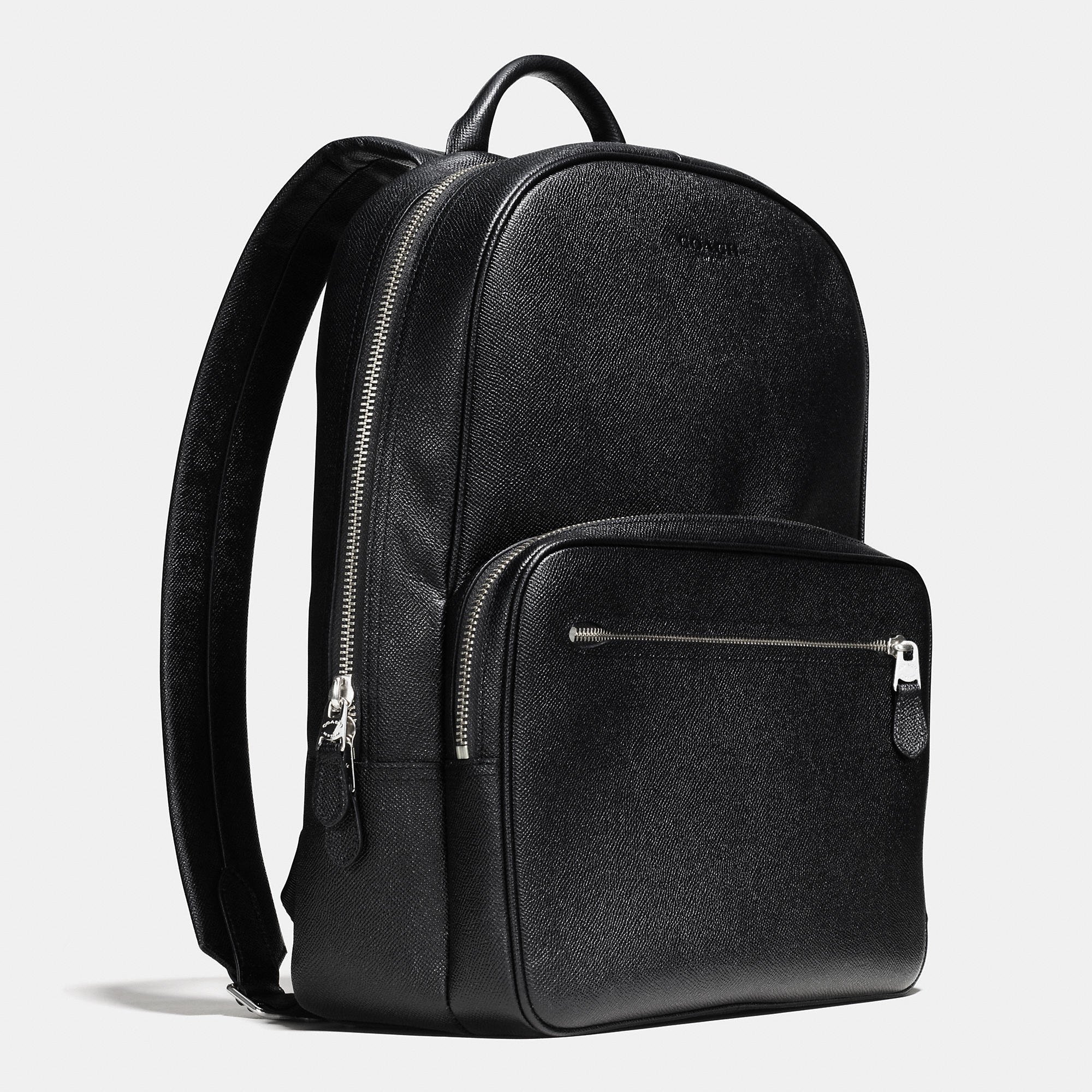 COACH Hudson Backpack In Crossgrain Leather in Black for Men | Lyst