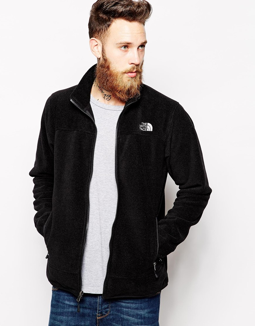 The North Face Fleece Jacket in Black for Men - Lyst