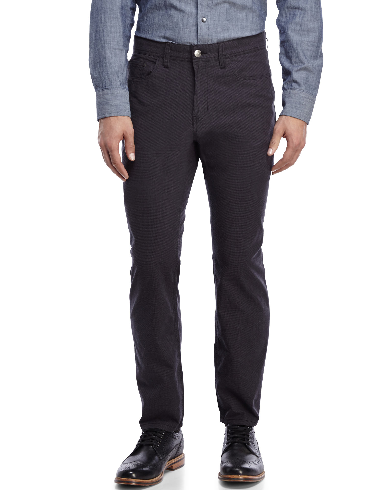 Lyst English Laundry Black Walker Slim Fit Pants in Black for Men