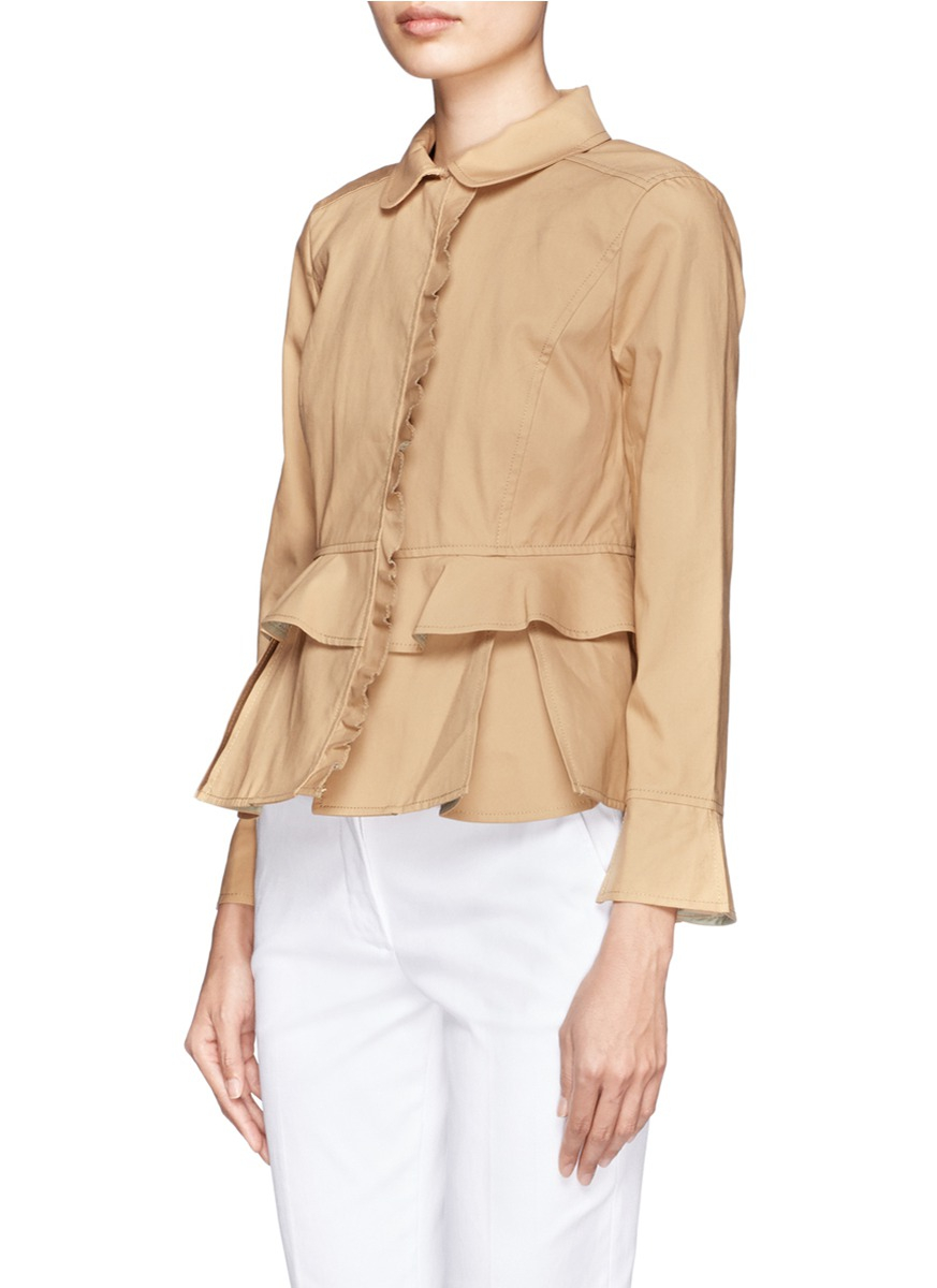 Cropped Jackets On Sale At Delias lyst burch delia cotton peplum cropped trench Cropped Jackets On Sale At Delias lyst burch delia cotton peplum cropped trench