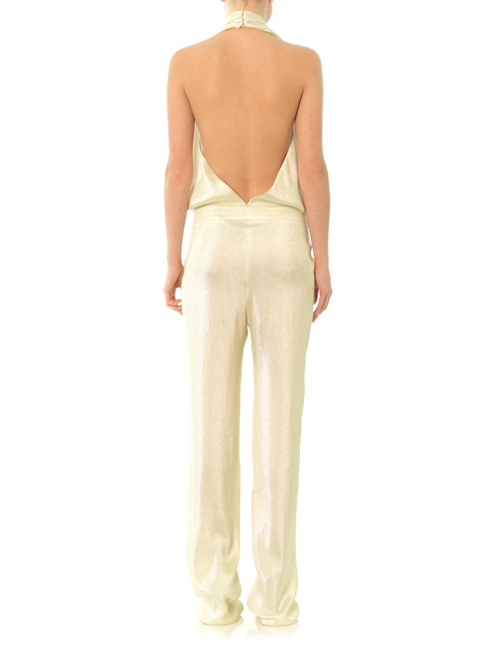 white gucci jumpsuit