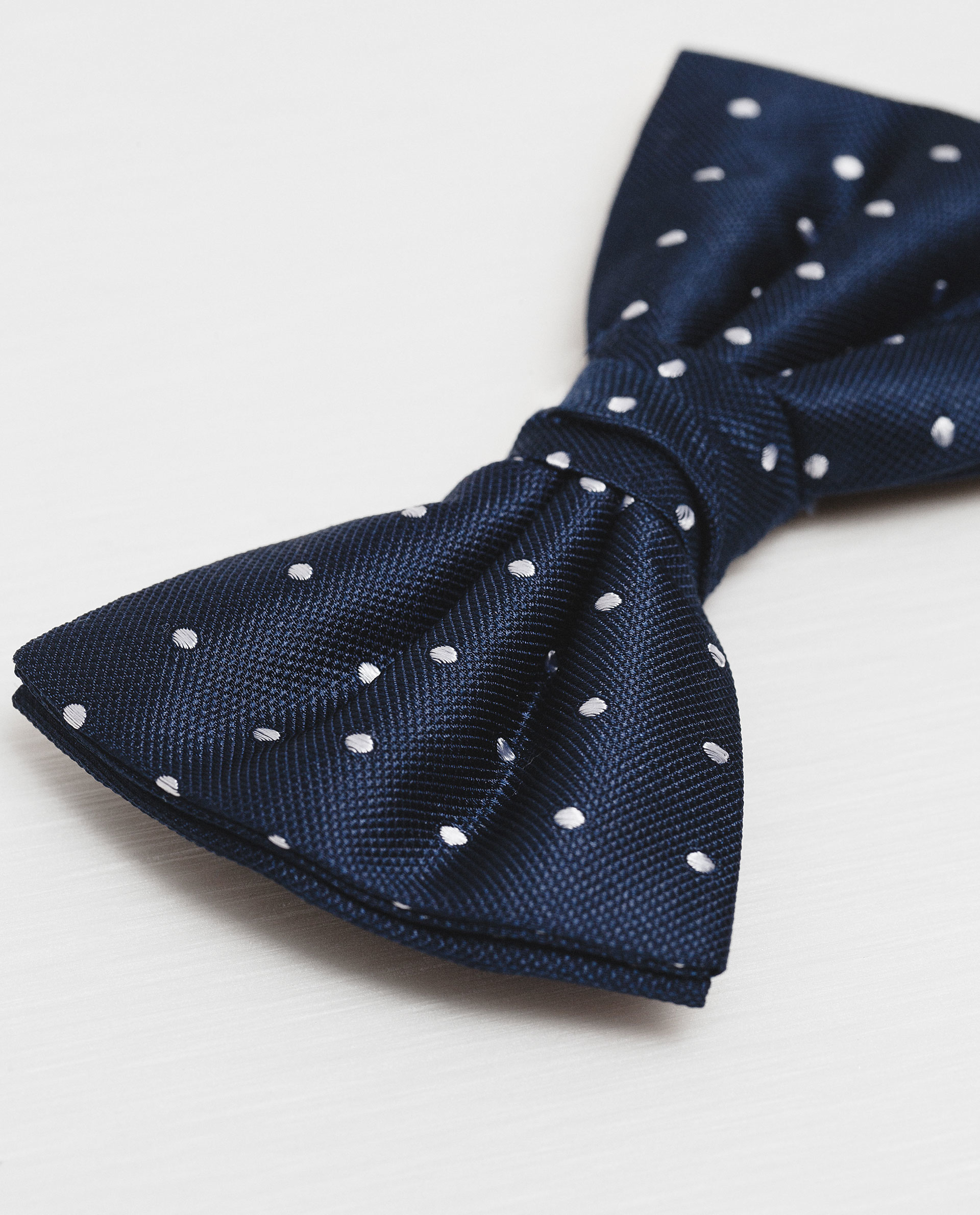 Zara Polka Dot Bow Tie in Blue for Men (Navy blue) | Lyst