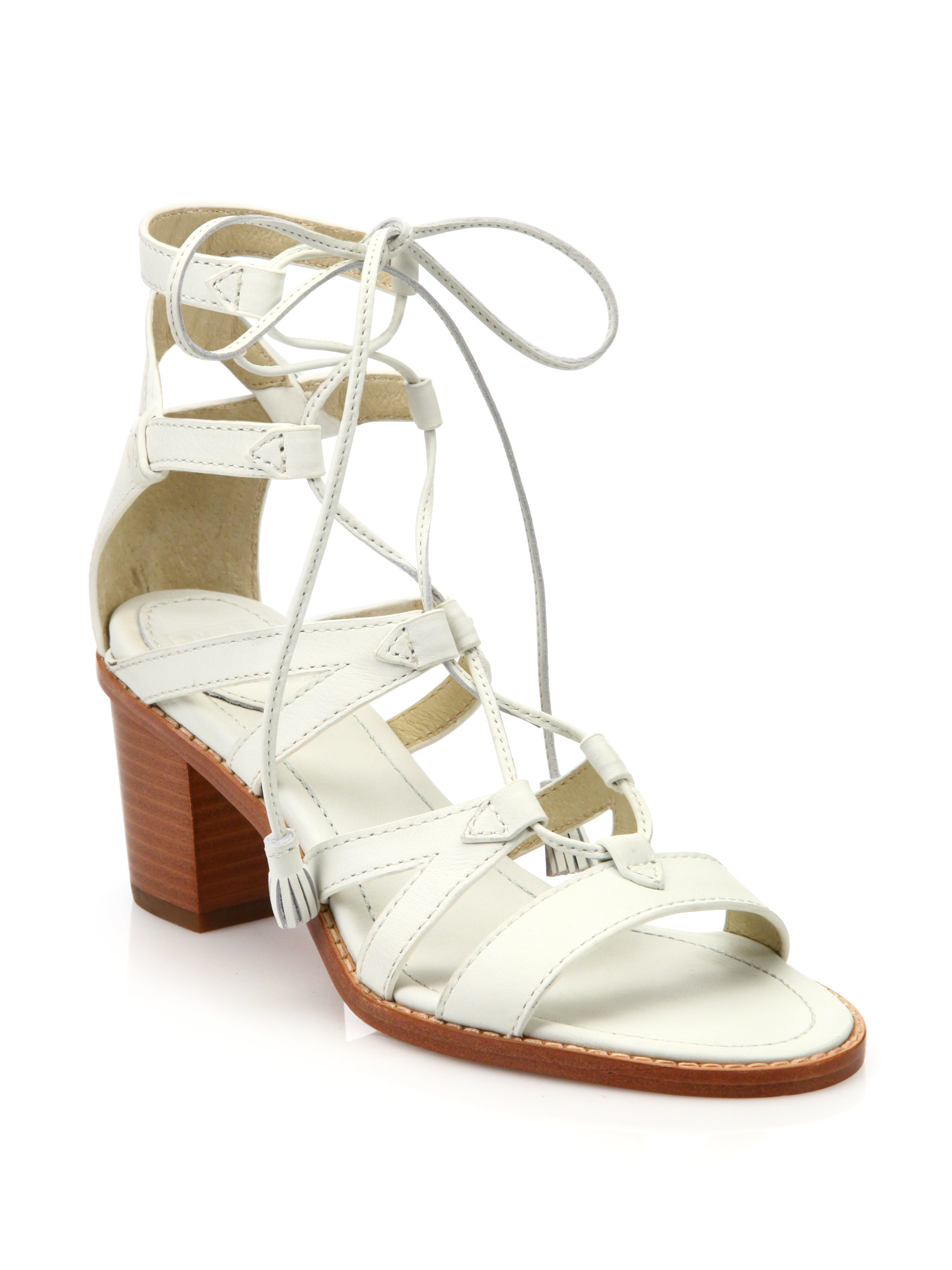 frye gladiator sandals frye brielle leather gladiator sandals in white lyst frye gladiator sandals frye brielle leather gladiator sandals in white lyst