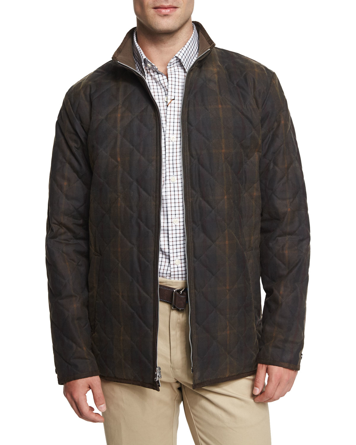 Peter Millar Chesapeake Quilted Cotton Jacket in Green for ...