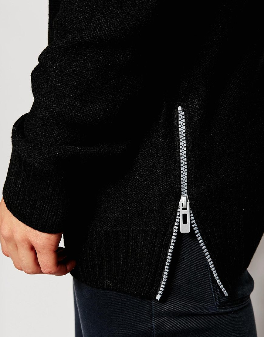 jumper with side zips