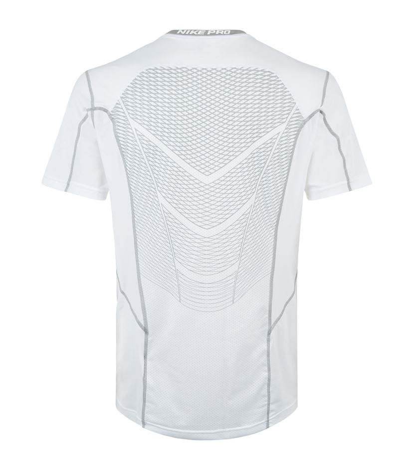 nike pro white top