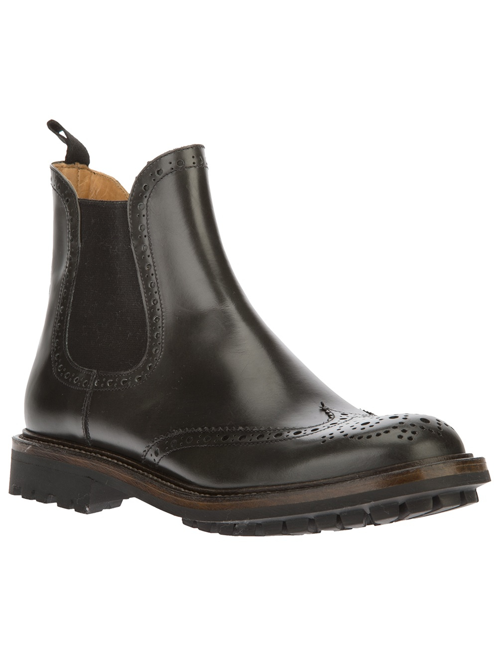 church's black chelsea boots