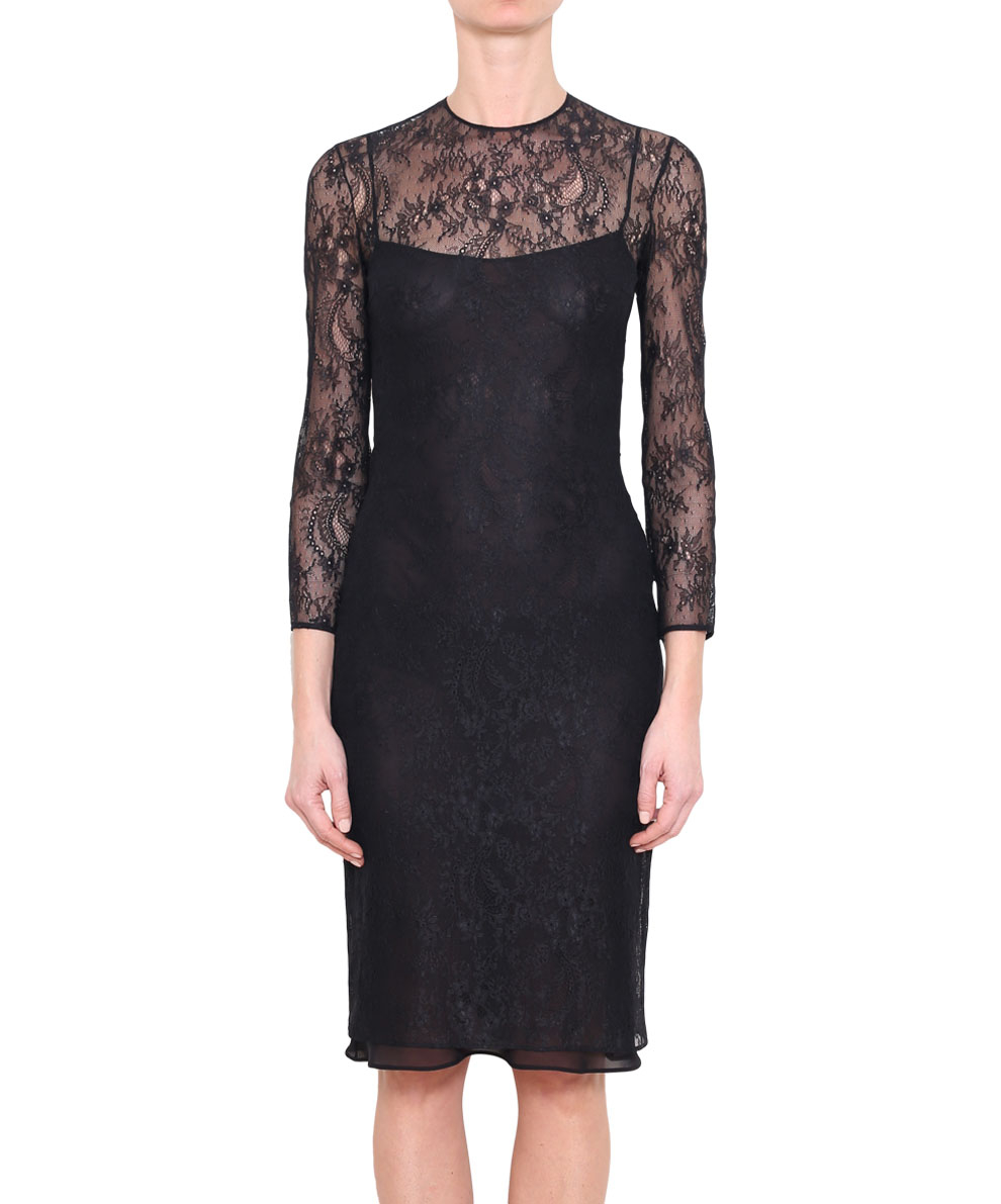 sleeveless black givenchy gown