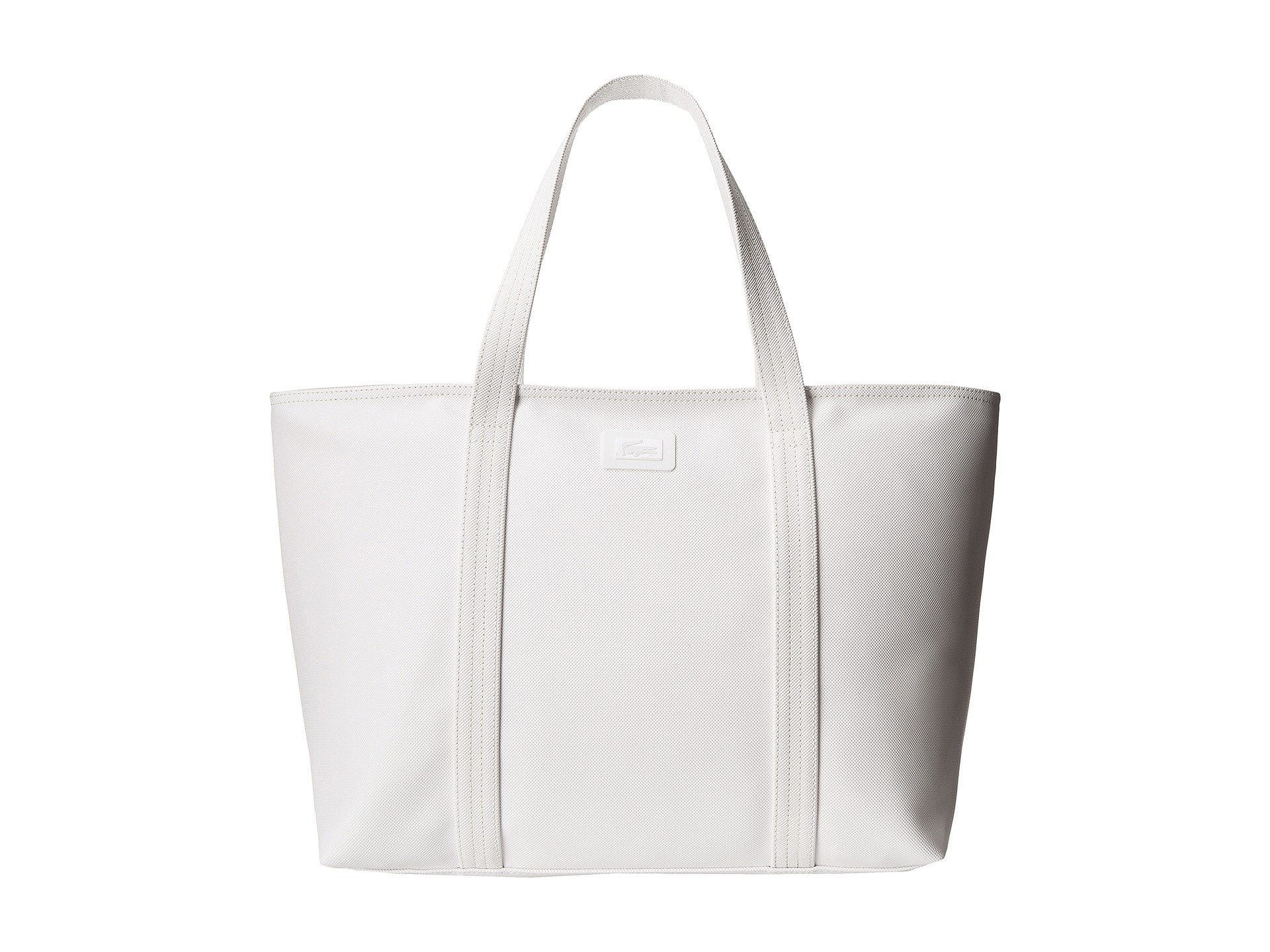 Lacoste Classic Large Shopping Bag in Bright White (White) - Lyst