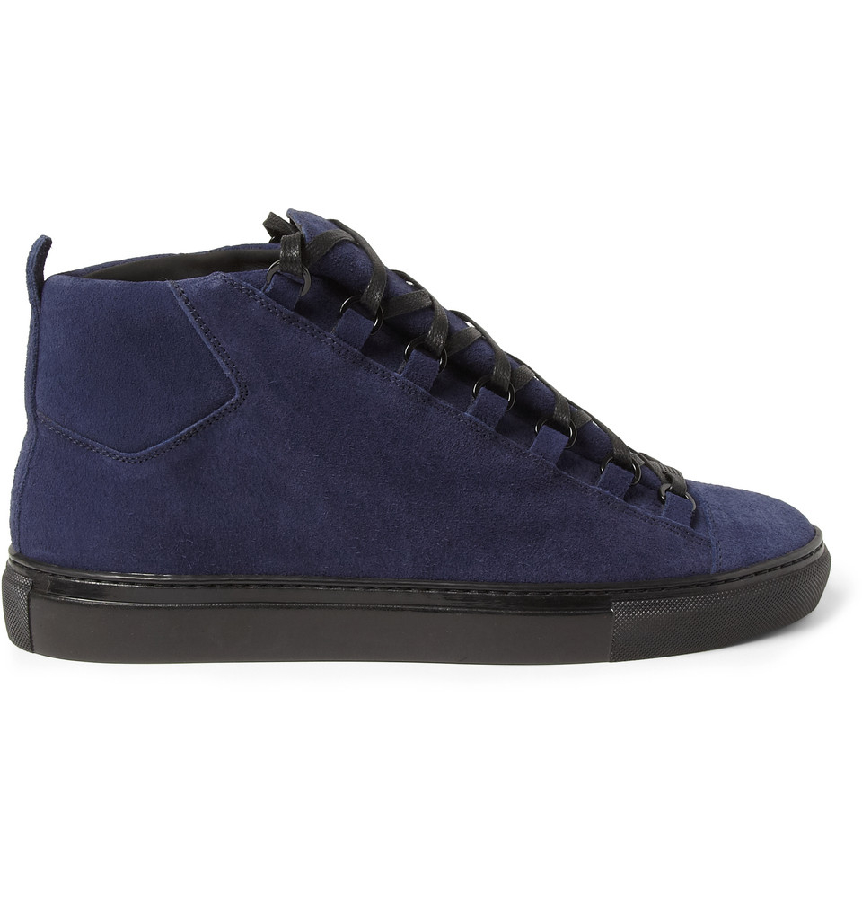 balenciaga arena high blue