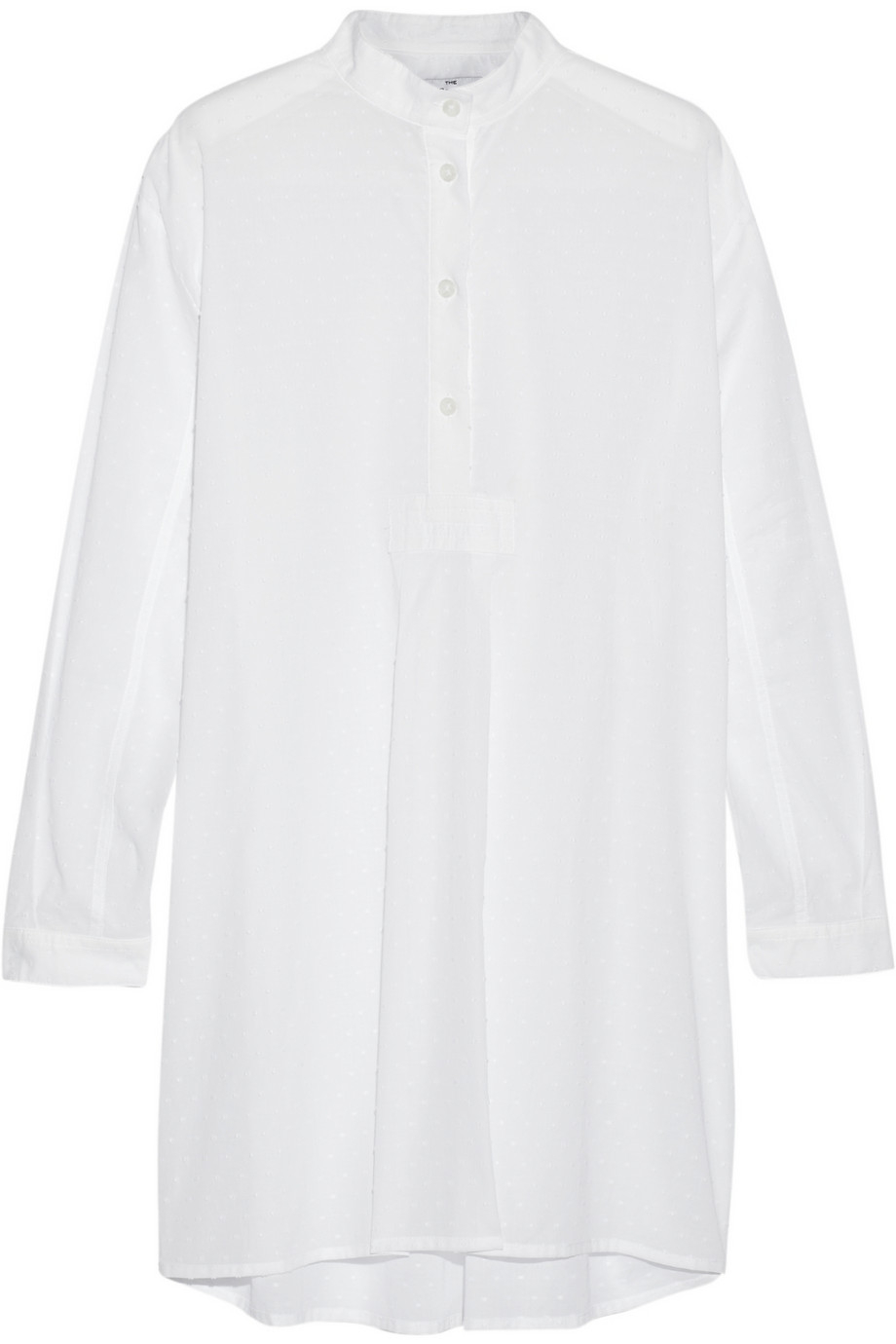 The sleep shirt Swiss-Dot Cotton Nightshirt in White | Lyst