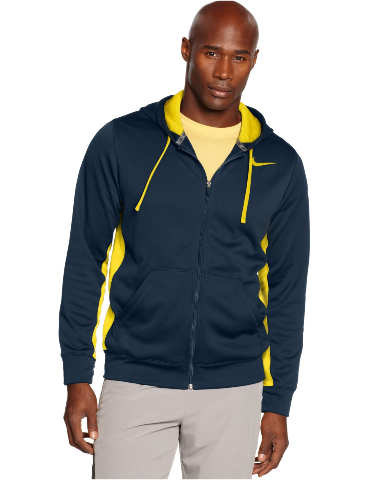 Lyst - Nike Therma-Fit Ko Full Zip Fleece in Blue for Men