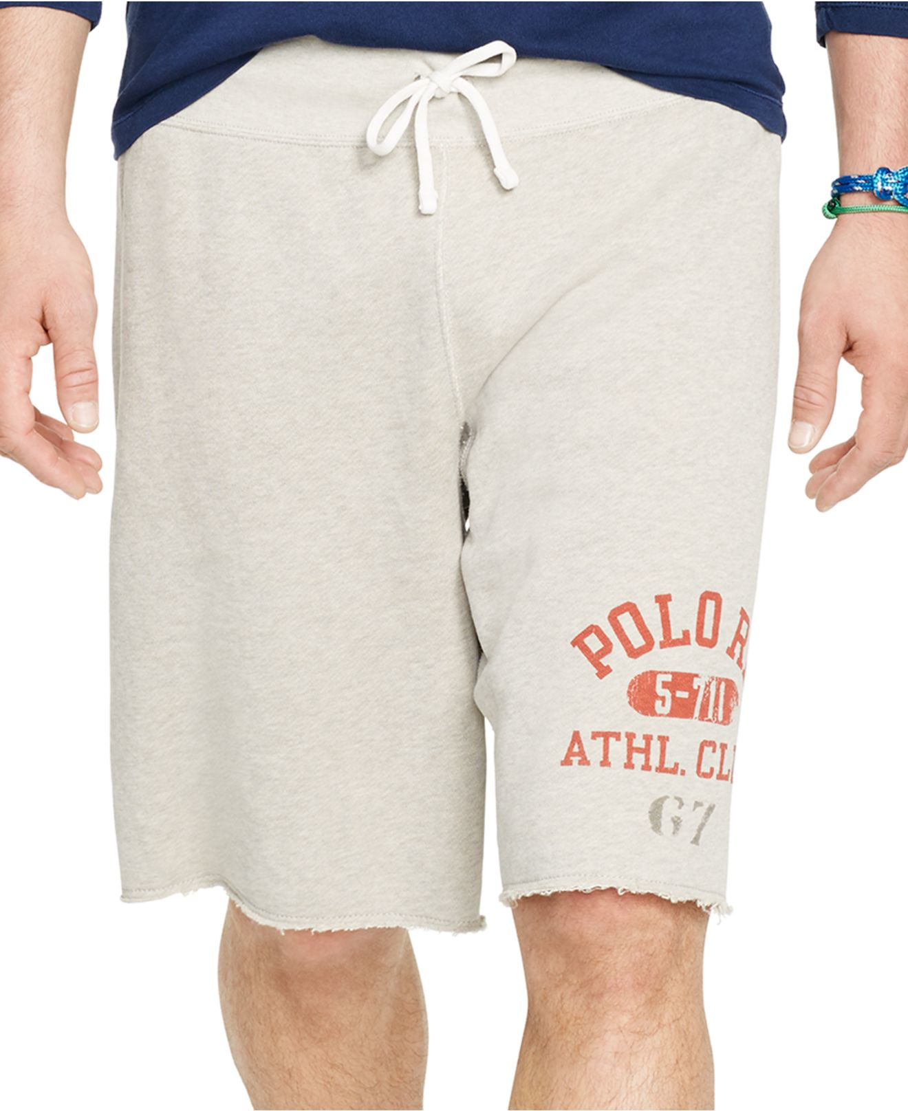 gray fleece shorts