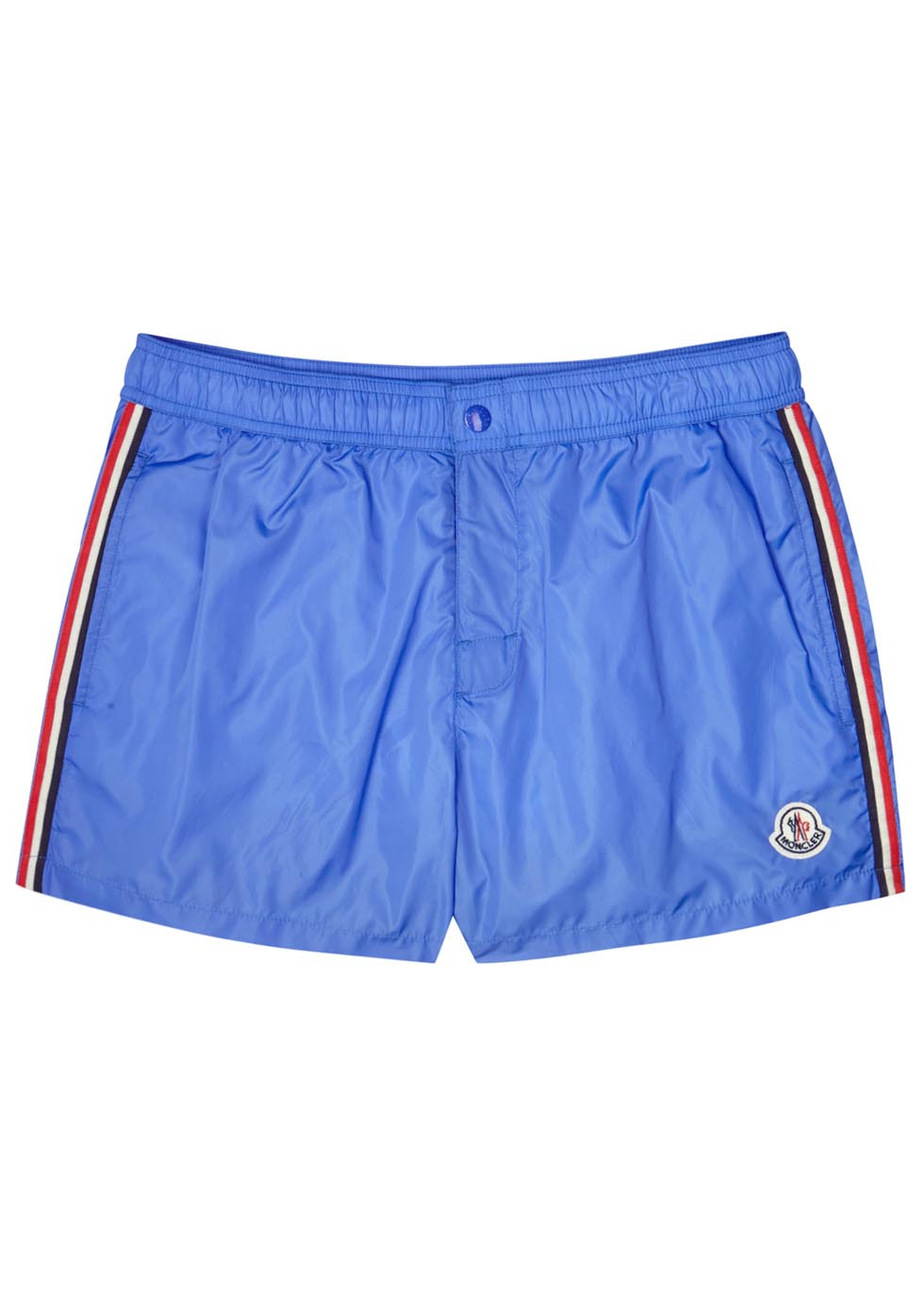 blue moncler shorts