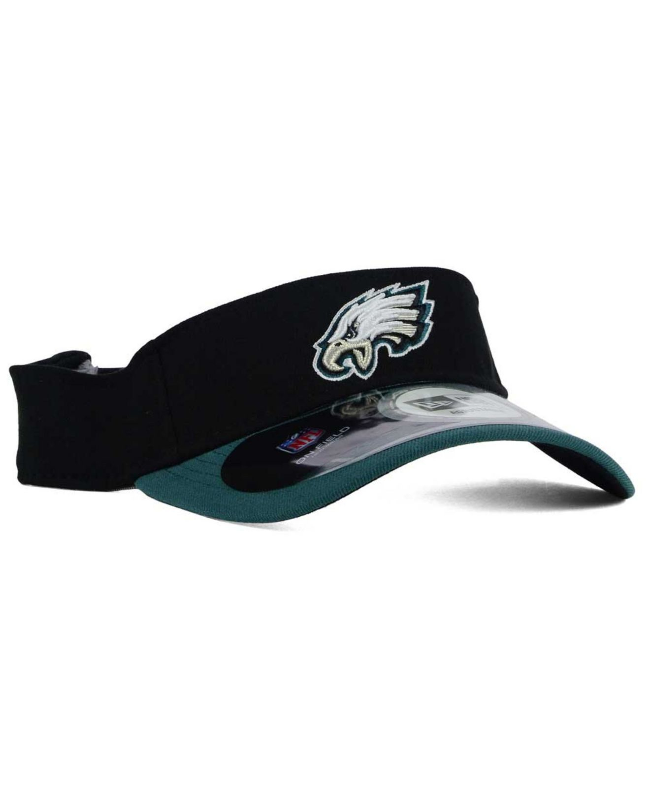KTZ Philadelphia Eagles Onfield Visor in Black for Men Lyst