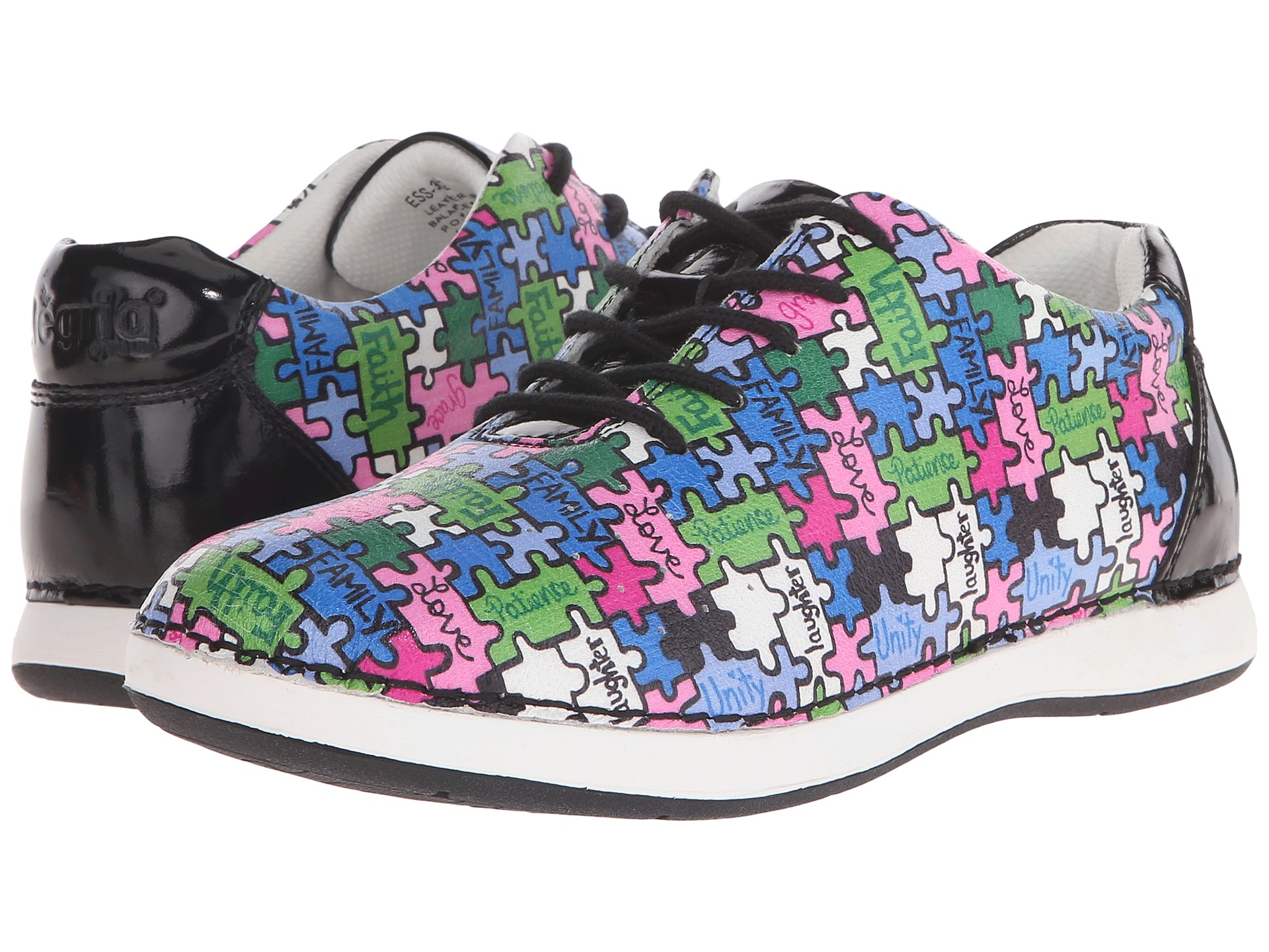 alegria leather lace up shoes essence