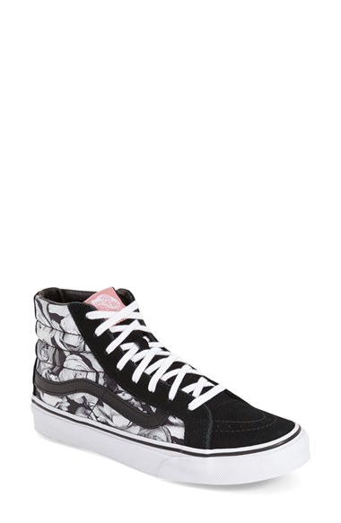 high top vans with roses