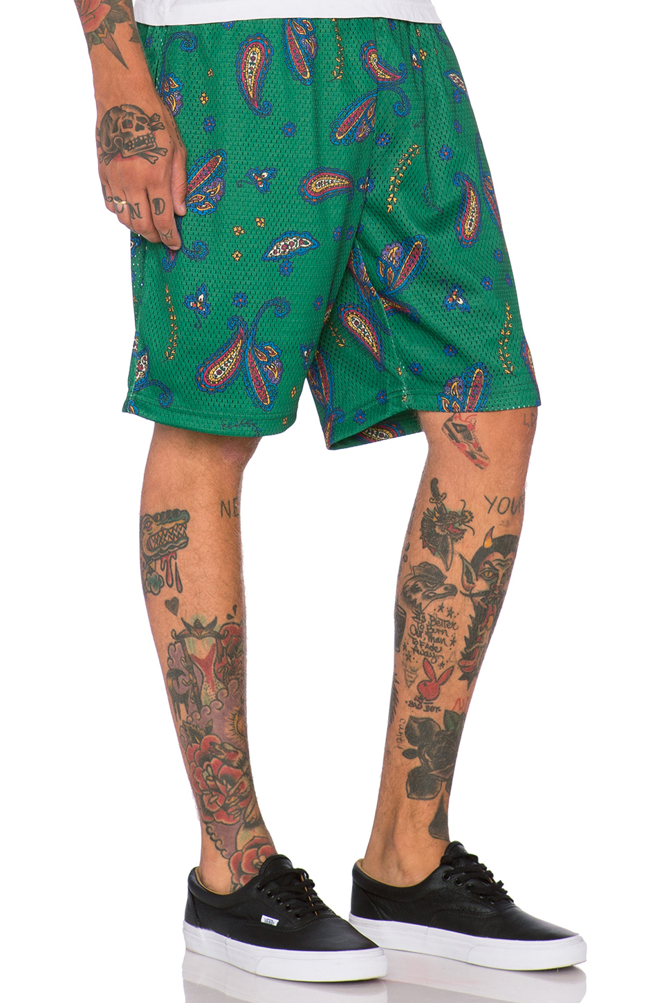 stussy paisley shorts