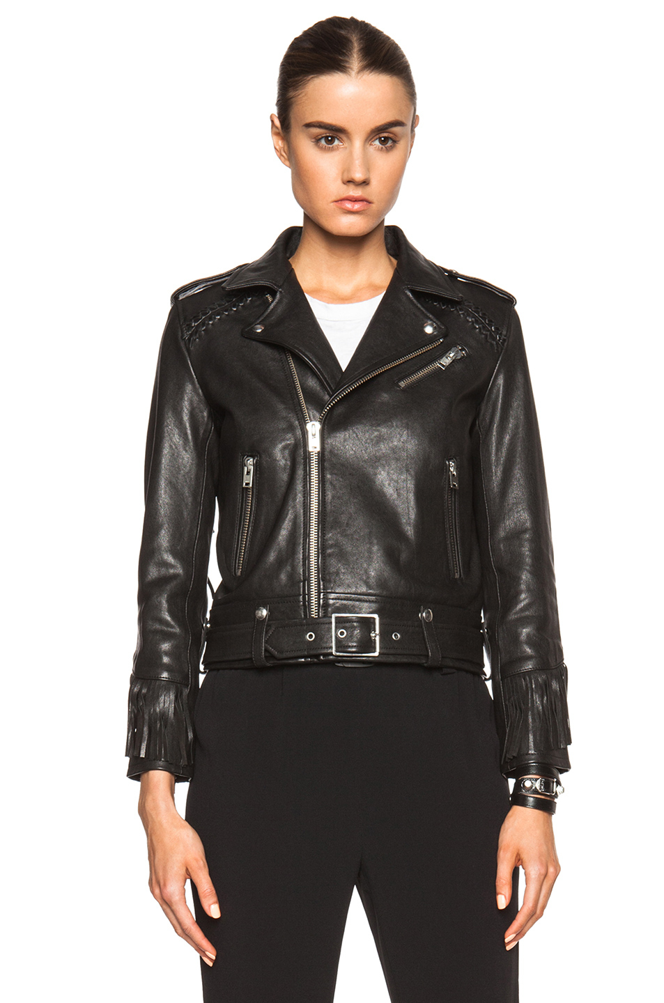 iro fringe leather jacket